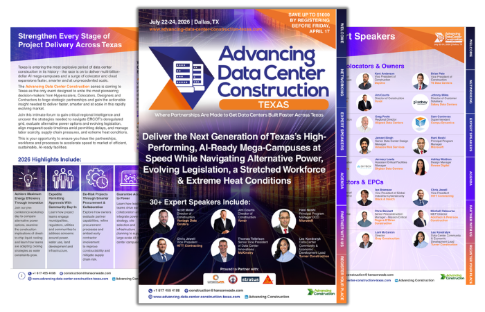 Advancing Data Center Construction Texas Brochure